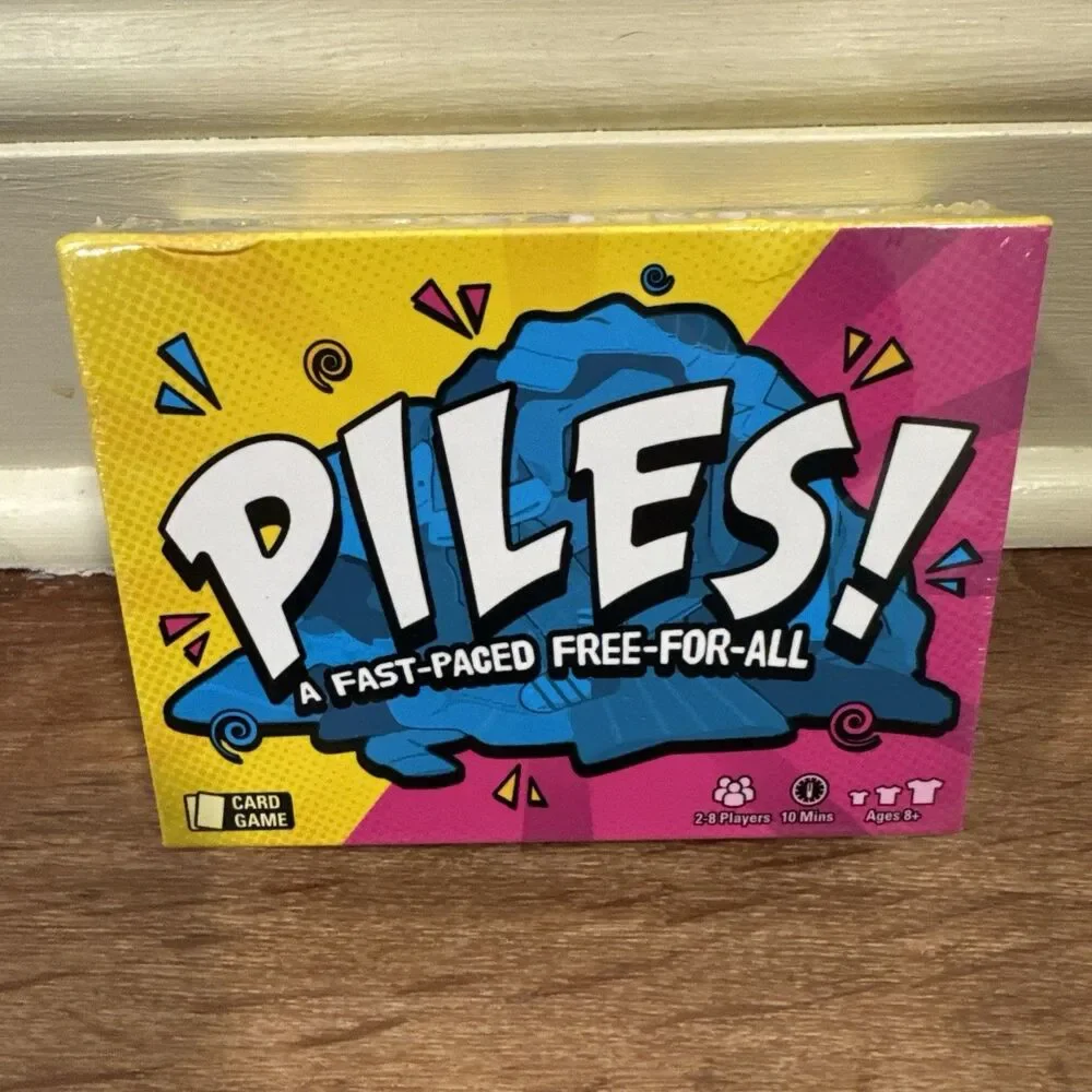 Piles Card Game Fast Paced Free-For-All Lost Boy Entertainment Family Party New